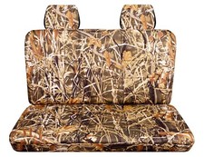 Solid Rear Bench Seat Covers Only Fits Chevy Ck 1500 Pickup 95-98 Camouflage