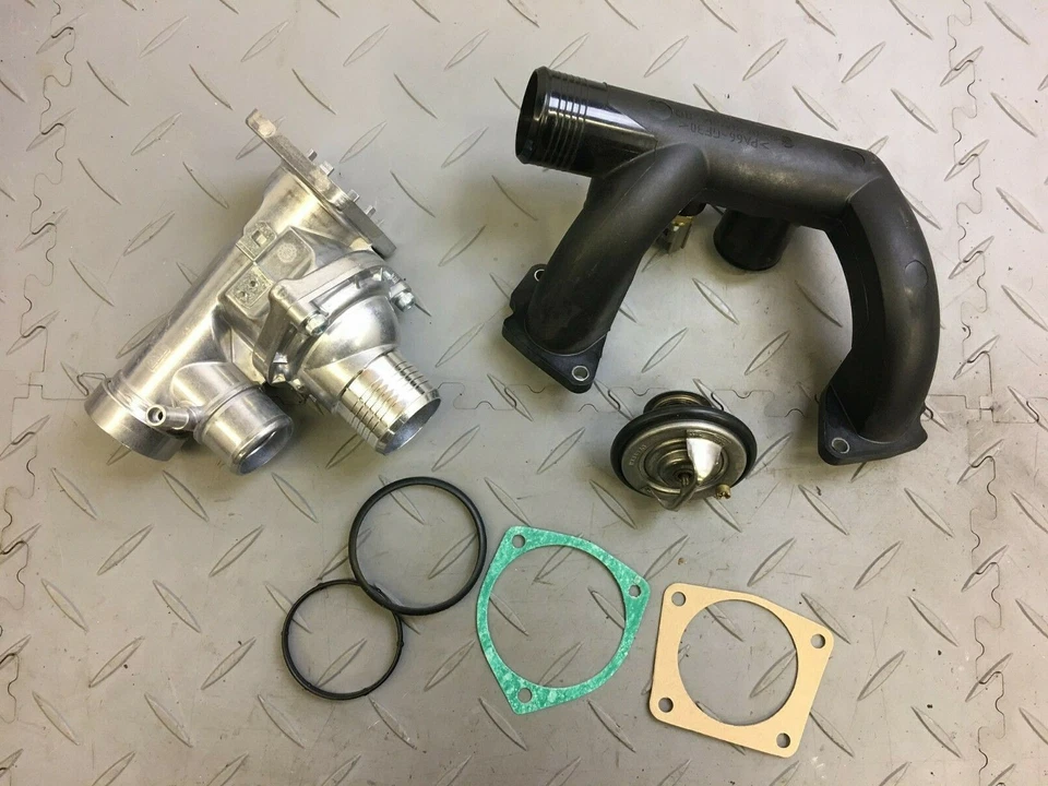 JAGUAR XK8 X100 X308 XJ8 3.2 4.0 V8 COOLANT THERMOSTAT HOUSING WATER RAIL KIT - Image 2 of 4
