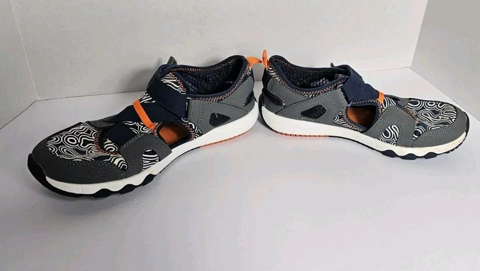Merrell Hydro Free Roam Cuero Cromo Gris Monarca Azul Marino Niños 5 Mujeres 7 Foto 2 de 4