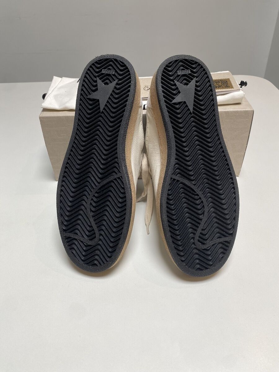 Golden Goose Ball Star Sneaker White Leather/Black sz 36 New Golden Goose Ball Star Sneaker White Leather/Black sz 36 New