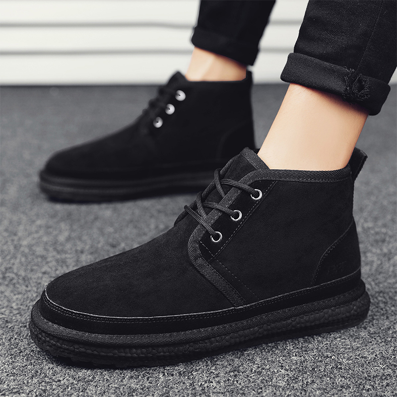 Winter Men Snow Boots Plus Velvet Warm Outdoor Boots Men Non  display picture 2