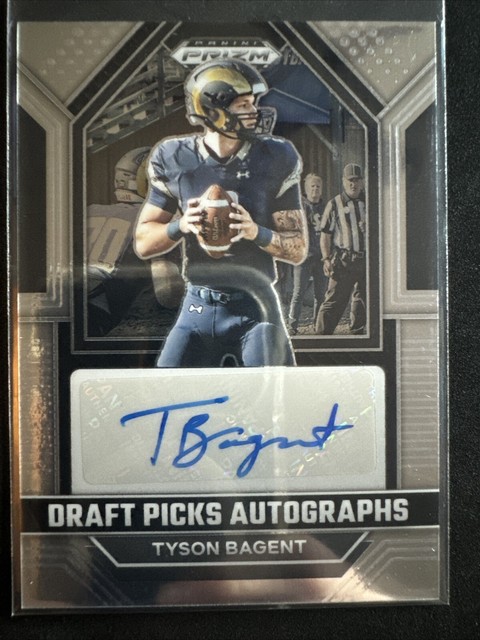Tyson Bagent 2023 Panini Prizm Draft Picks Draft Picks Autographs