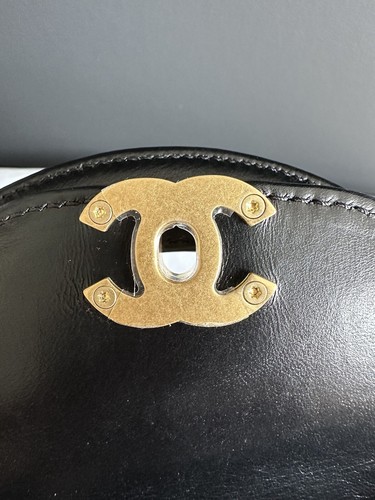 Chanel Black 24P NANO SHOPPING BAG - NEW Authentic CC Mini Kelly Handbag - Bild 7 von 10