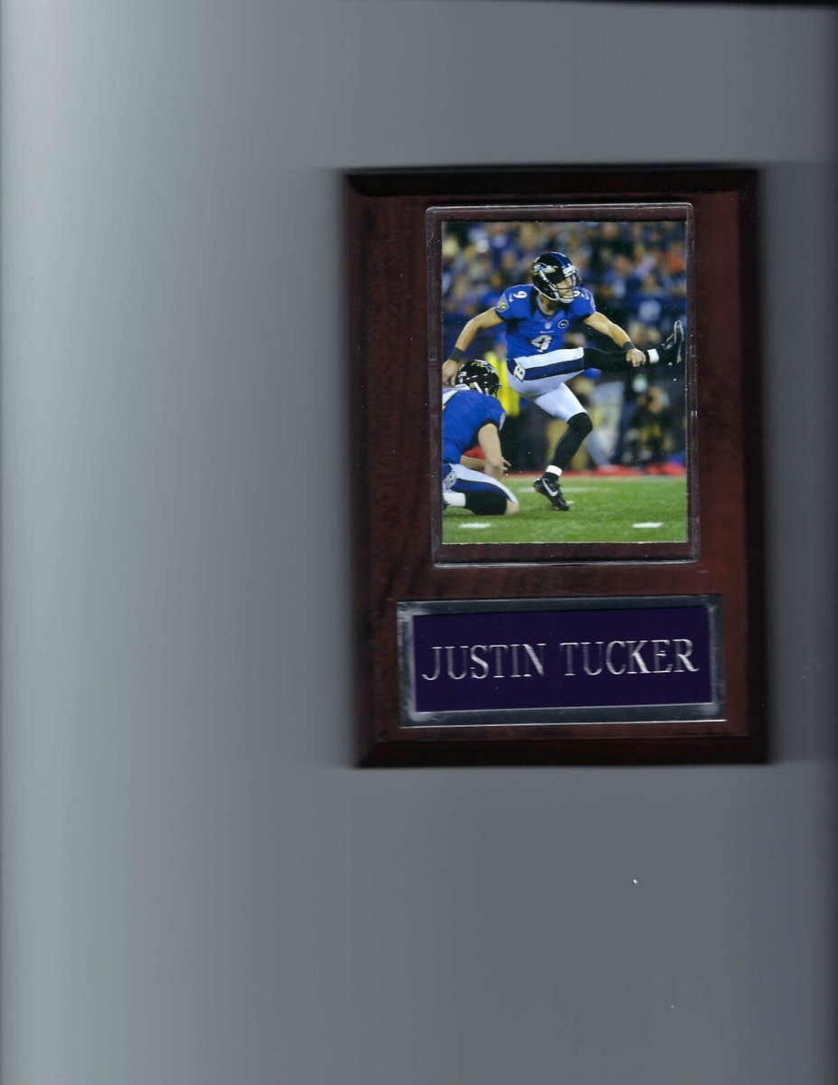 JUSTIN TUCKER PLAQUE BALTIMORE RAVENS FOOTBALL NFL