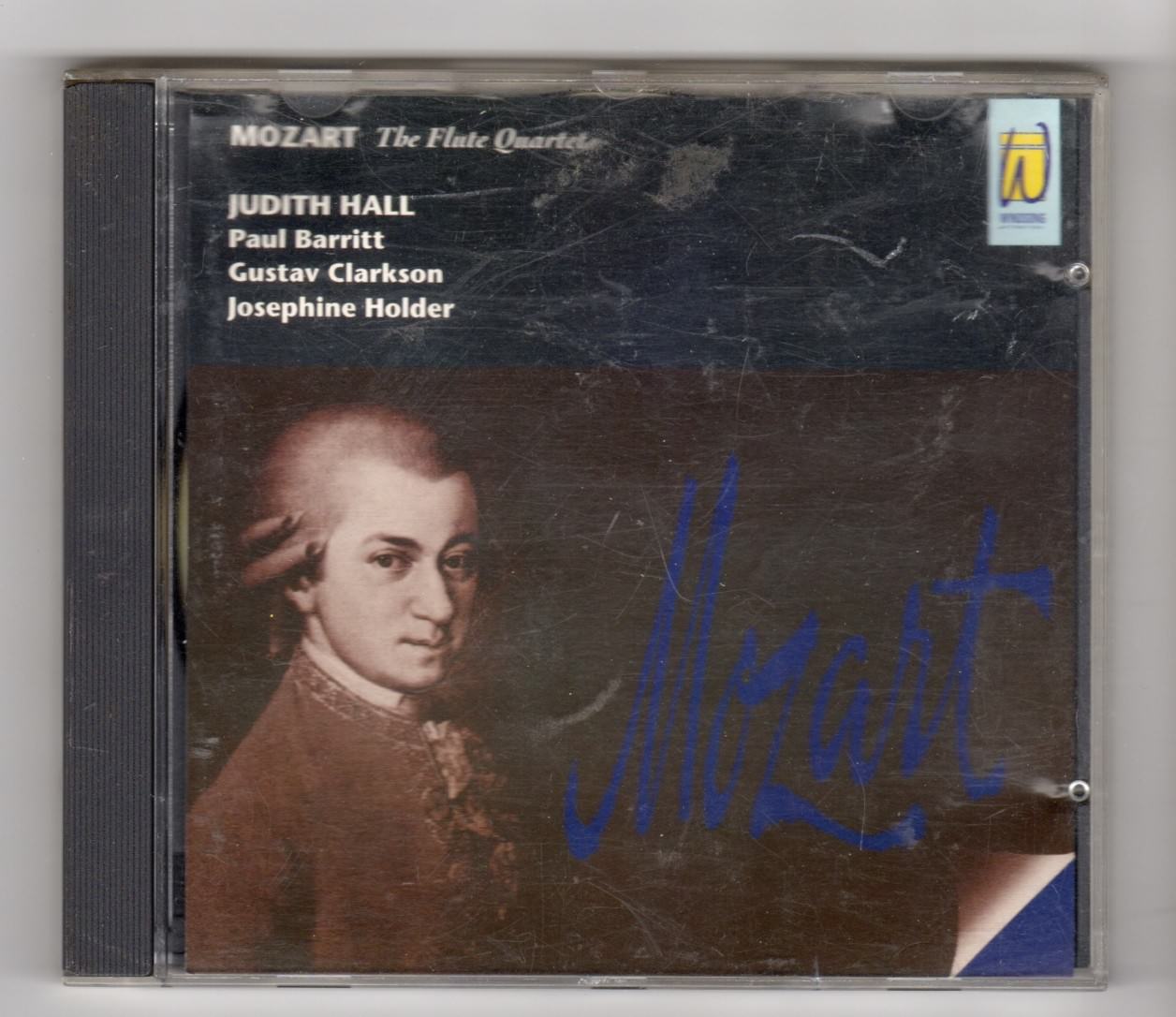 (HX109) Mozart, The Flute Quartets, Judith Hall - 1993 CD