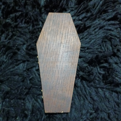 Aquarellpalette Holz Sarg Goth viktorianischer Stil handgemischt Pinsel enthalten - Bild 13 von 14