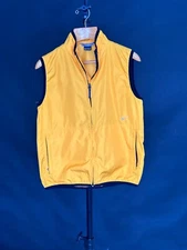 Vintage 90s Nike White Tag Yellow Athletic Vest Medium Streetwear Y2K