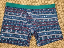 JOCKEY Active Ultra Soft Modal 6" Men's Snowflake/Holiday Boxer Brief - XXL-nifb