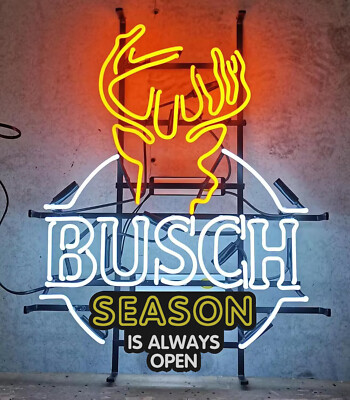 Season Is Always Open Beer Neon Signs 24x20 Bar Pub Restaurant Wall Decor