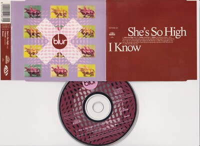 Blur   She's So High / I Know - Import 3 Track Maxi CD 1990 Food