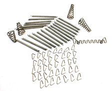 LAMBRETTA LI SX TV DUAL SEAT SPRING SET (Giuliari & Noemi Rossa) ITALIAN S/STEEL