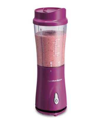 Hamilton Beach Shakes and Smoothies Portable Blender - Raspberry, 14 oz