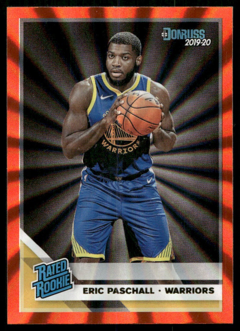 2019-20 Donruss Orange Laser Holo Eric Paschall RC #238