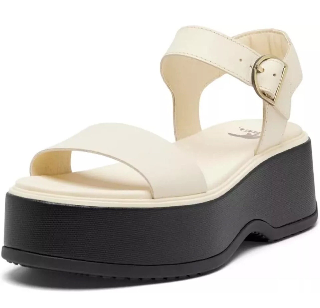 SOREL Women's Dayspring Honey White Ankle Strap Sandal