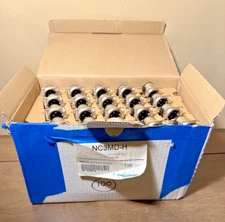 Neutrik NC3MD-H - 3 pole male receptacle, horizontal PCB mount, Nickel - 10 Pack