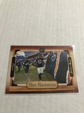 2020 Panini Legacy Khalil Mack Fan Favorites Bears