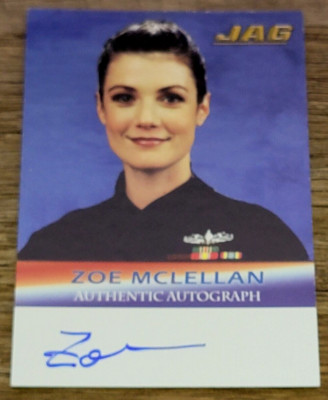 2006 TK Legacy JAG Premiere Edition A21 Zoe Mclellan Autograph