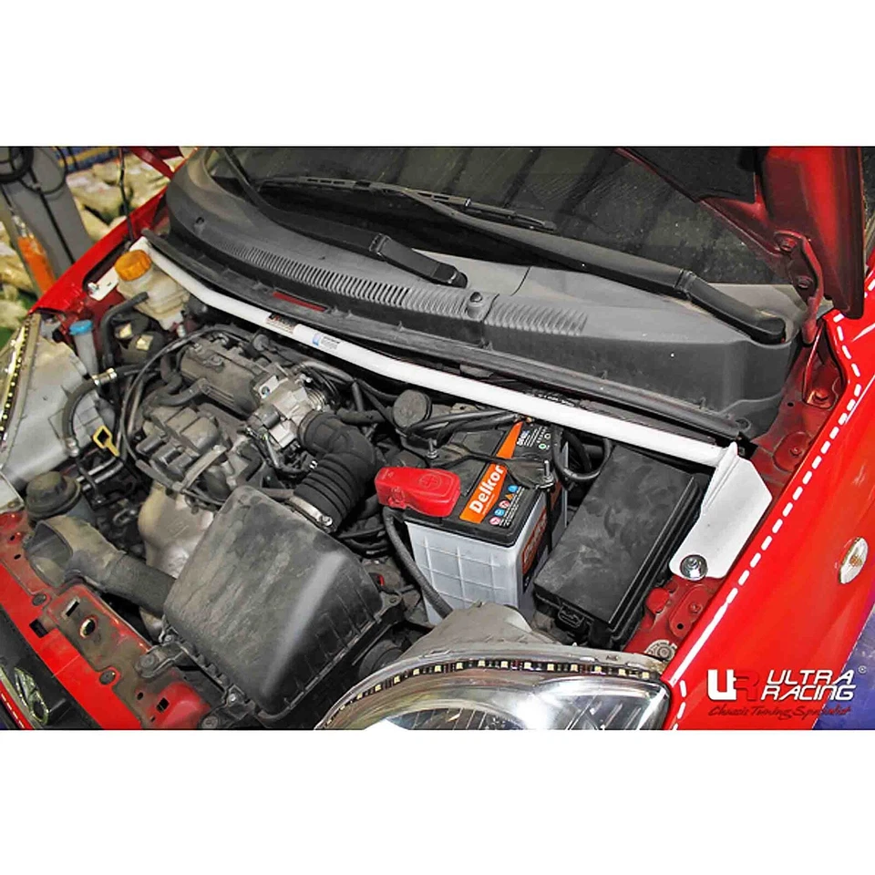 DAEWOO MATIZ M250 1.0 2005-2009 ULTRA RACING 2 POINTS FRONT STRUT TOWER BRACE - Imagen 2 de 4