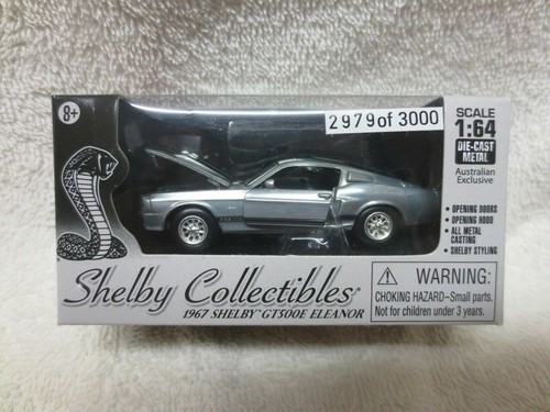 1967 SHELBY ELEANOR GT 500 E MUSTANG AUSTRALIAN CONVENTION release 1:64 scale