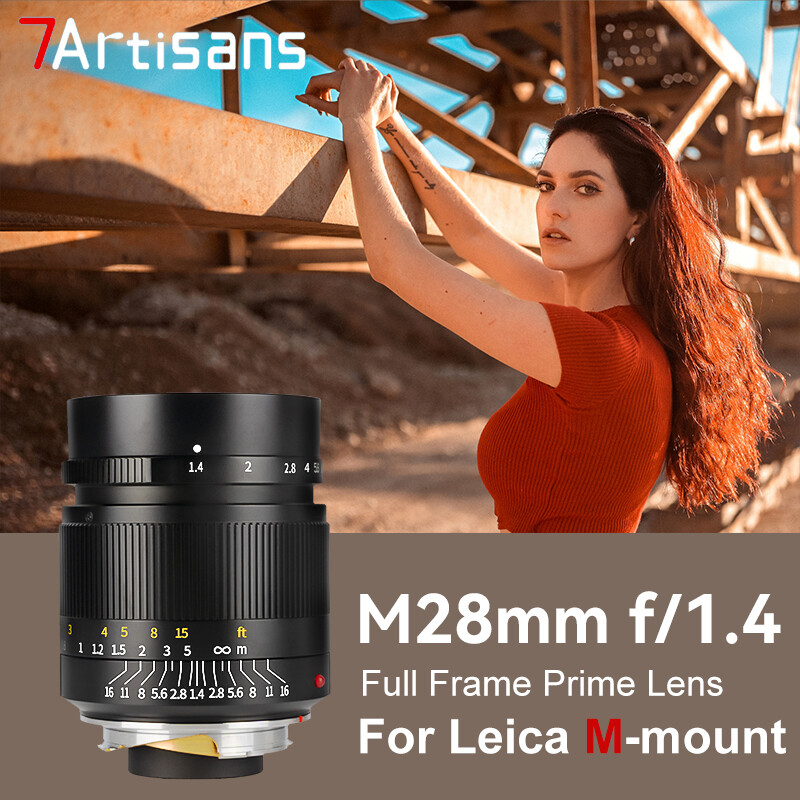 7Artisans 28mm F1.4 ASPH Full Frame Wide Angle Prime Lens for