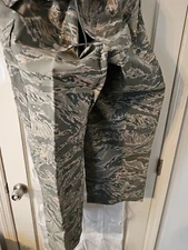 GI ABU APECS Tiger Stripe Goretex Pants Wet Weather Trousers Air Force Sz: Xl/R