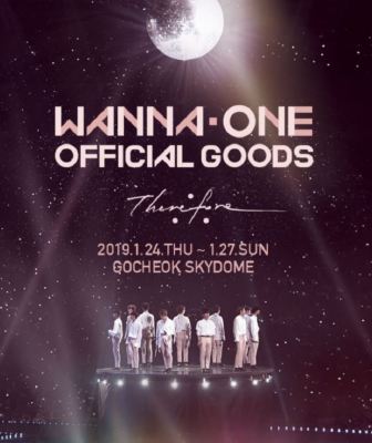 WANNA ONE Therefore CONCERT OFFICIAL GOODS BEHIND CUT POSTCARD SET