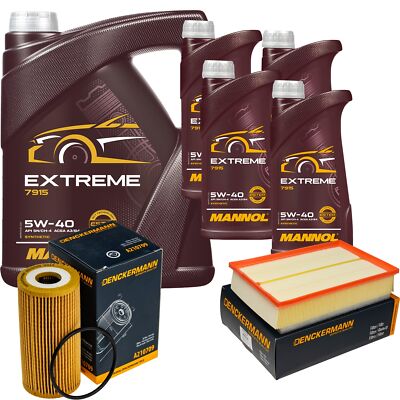DENCKERMANN Inspektionspaket MANNOL Extreme 5W-40 9L für Renault Master III