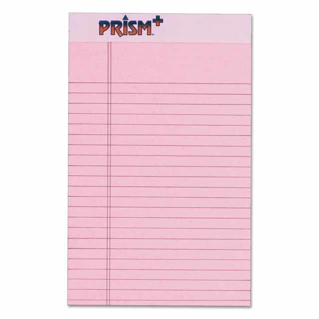 TOPS Prism Plus Colored Legal Pads 5 X 8 Pink 50 Sheets Dozen 63050 for sale online