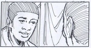 USHER Rhythm of the City Music Video original Storyboard Dan Fraga 2004 10