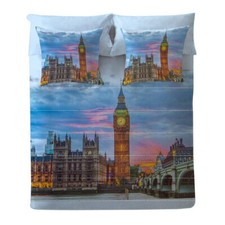 Trapunta invernale Big Ben di Renato Balestra stampa digitale Matrimoniale J250