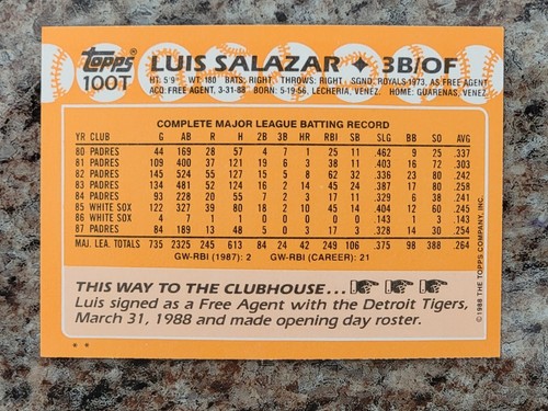 1988 Topps Traded Baseball Pick A Card - Picture 201 of 265