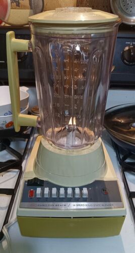 Hamilton Beach Scovill 697 Blender "GOLD" 14 Speed TESTED,NEW BLADE and GASKET - Afbeelding 1 van 11
