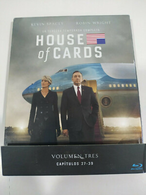 House Of Cards Volume 3 Chapters 27-39 - 4 X Blu-Ray Spanish English - 3T