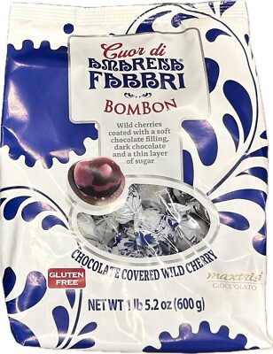 1LB 5.2oz Cuor Di Amarena Fabbri Bombon Chocolate Covered Wild