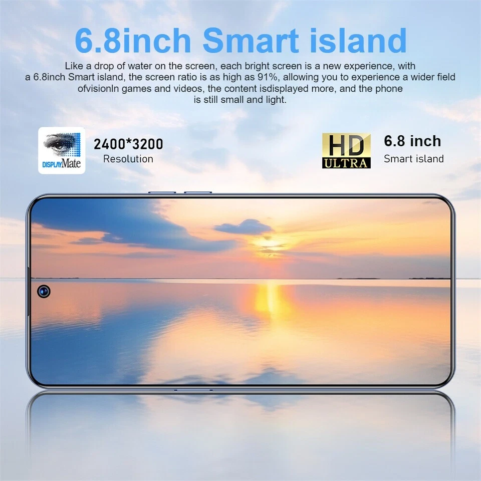 Novo Smartphone C20 Pro Android Desbloqueado 8+512GB 6.8'' 24+48MP 7800mAh Dual SIM - Imagem 4 de 4