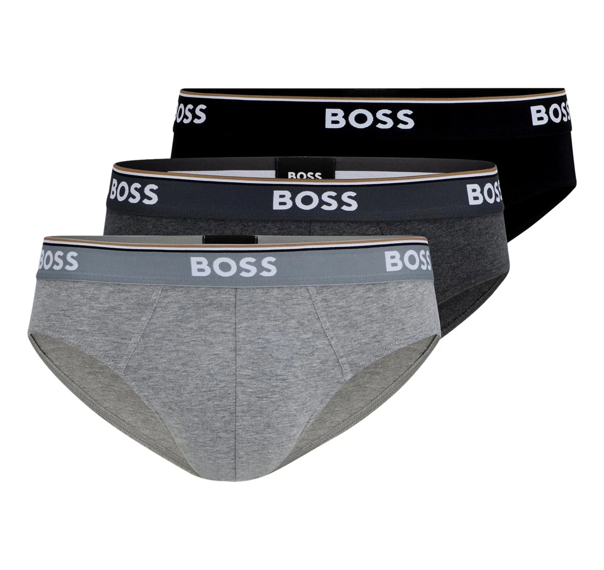HUGO BOSS Confezione Da 6 Boxer Uomo 50475282 – Misto Cotone, Gamba Lunga, Vita Elasticizzata
