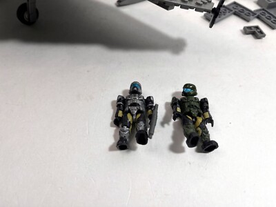 Mega Bloks Halo Partials LOT: Shortsword 96835 + Broadsword base