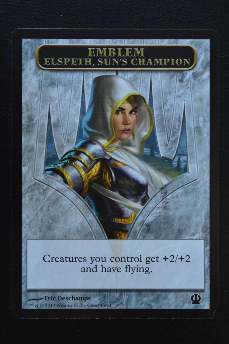 Elspeth Sun's Champion Emblem Amazon.com: Magic: The Gathering Singles