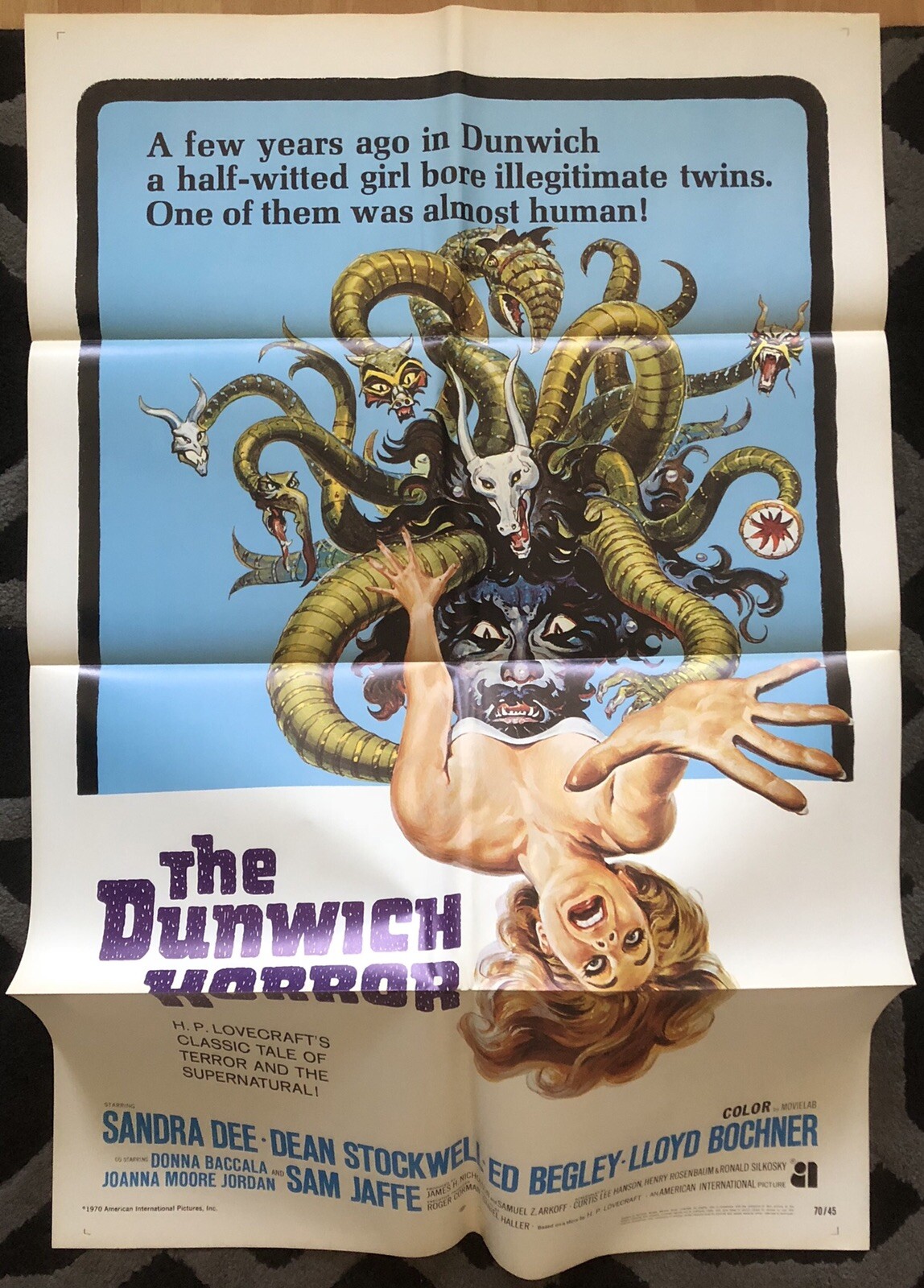 THE DUNWICH HORROR 1970 ORIGINAL U.S. 1-SHEET POSTER NEAR MINT