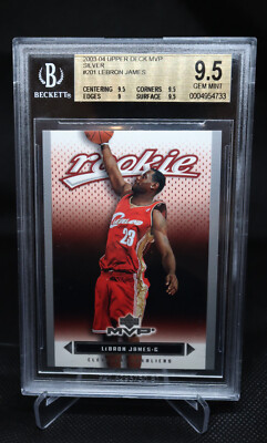 シングルカード Lebron James 2003UPPER DECK MVP SILVER LeBron James 03/04 Upper Deck MVP Silver Rookie PSA 9 | eBay