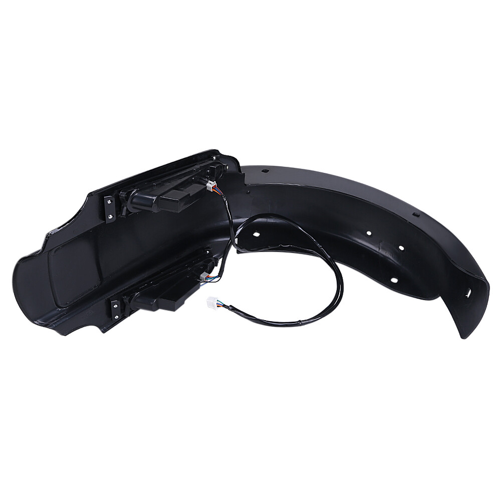 For Harley Road King Electra Glide 93-08 CVO Rear Extended Fender With LED Light