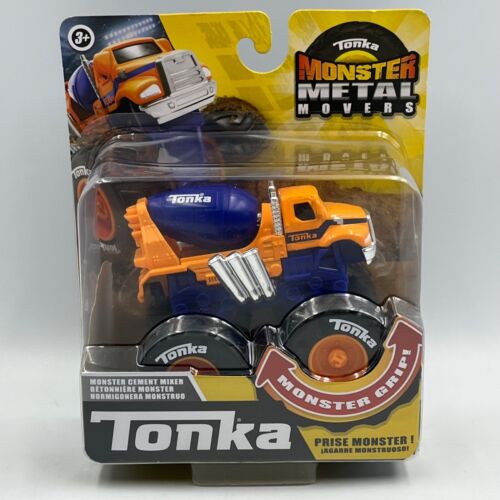 Tonka Monster Metal Movers Cement Mixer Truck New