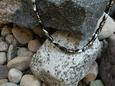 Copper n Black 100 Magnetic Hematite Anklet Necklace Bracelet 1 Row Drums USA