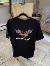 Harley Davidson Motorcycles Mexico Biker Unisex Woman&rsquo;s T-Shirt Black Size Large