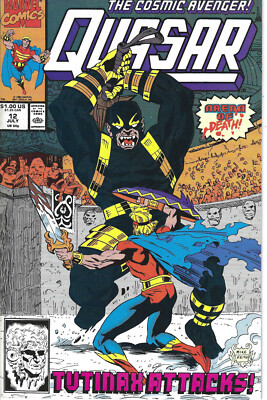 Quasar #12 (July 1990) - with Wonder Man