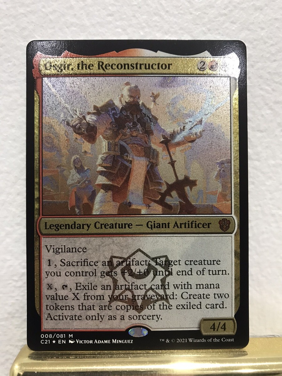Osgir the Reconstructor Etched Foil Thick Display MTG Magic Commander 2021  C21 | eBay UK