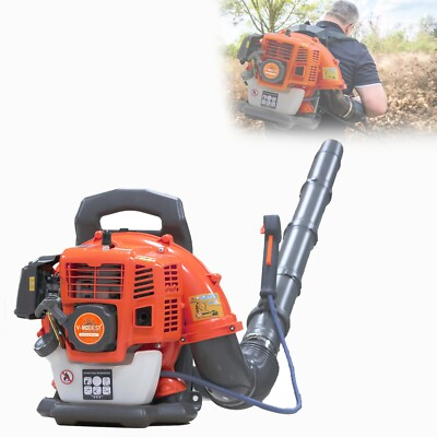 #ad Backpack Leaf Blower Gas Powered Snow Blower 550CFM 43CC 2 Stroke 190MPH 1.7HP $129.99