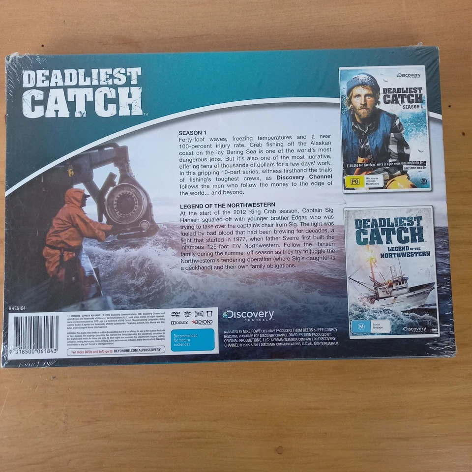 Deadliest Catch - Legendary Catch Collection 2015 Discovery Channel Region 4 Box - Image 4 of 4