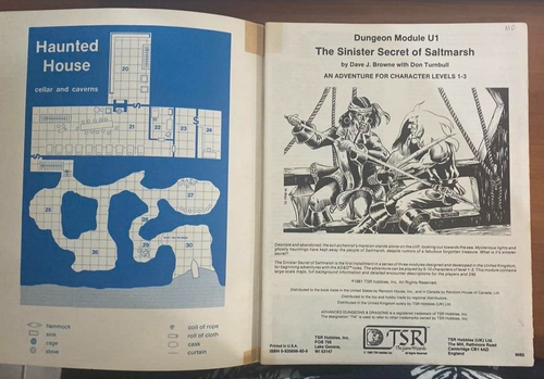 Advanced Dungeons & Dragons - Dungeon Module U1, U2 and U3 - 1981 to 1983 - Picture 4 of 16