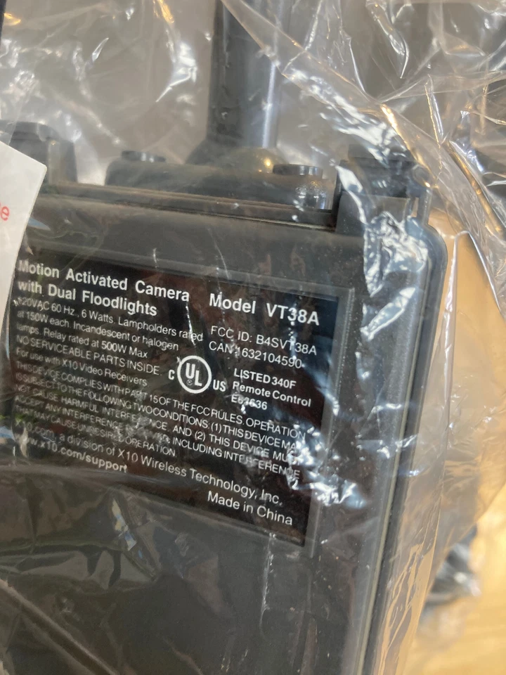x10 Motion Activated Camera with Lights VT38A Home Automation Security Camera - Image 2 of 4